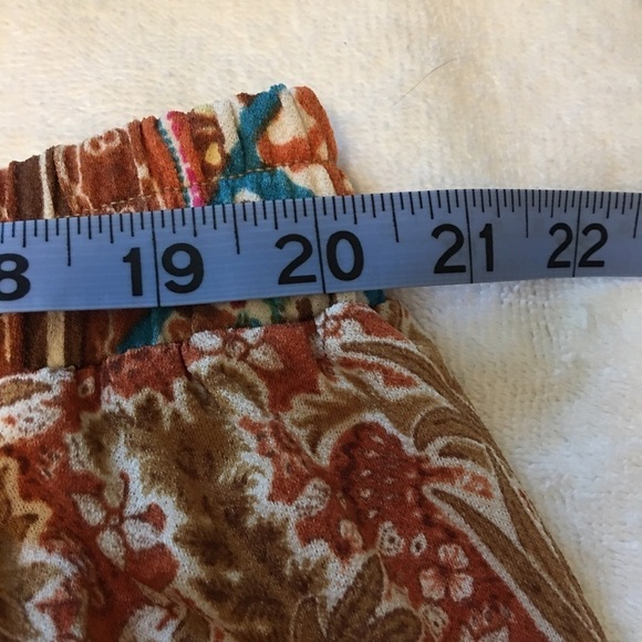 Cato pull on maxi skirt sz 22/24. Beautiful fall colors, elastic waist, pockets. - Picture 7 of 8